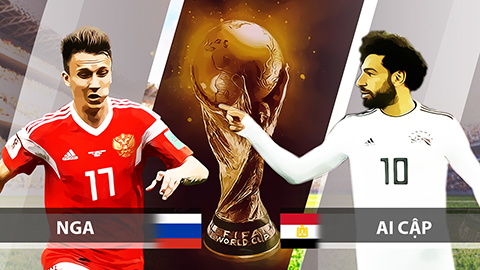 Soi kèo Nga vs Ai Cập, 01h00 ngày 20/6 – World Cup 2018