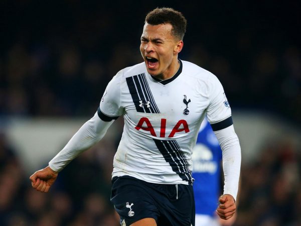 Dele Alli dính chấn thương ở trận đấu với Everton